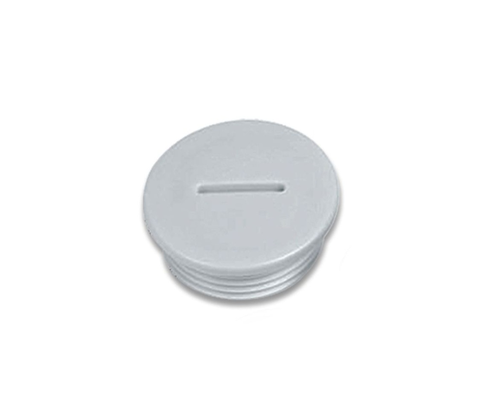 Bouchon en polystyrène Pg 29 gris (RAL 7035)