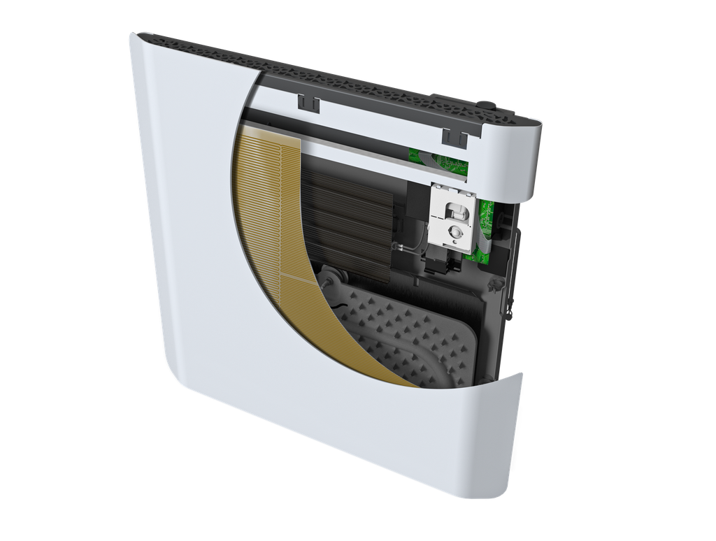 Radiateur connecté Calidoo nativ - horizontal - 750W - anthracite