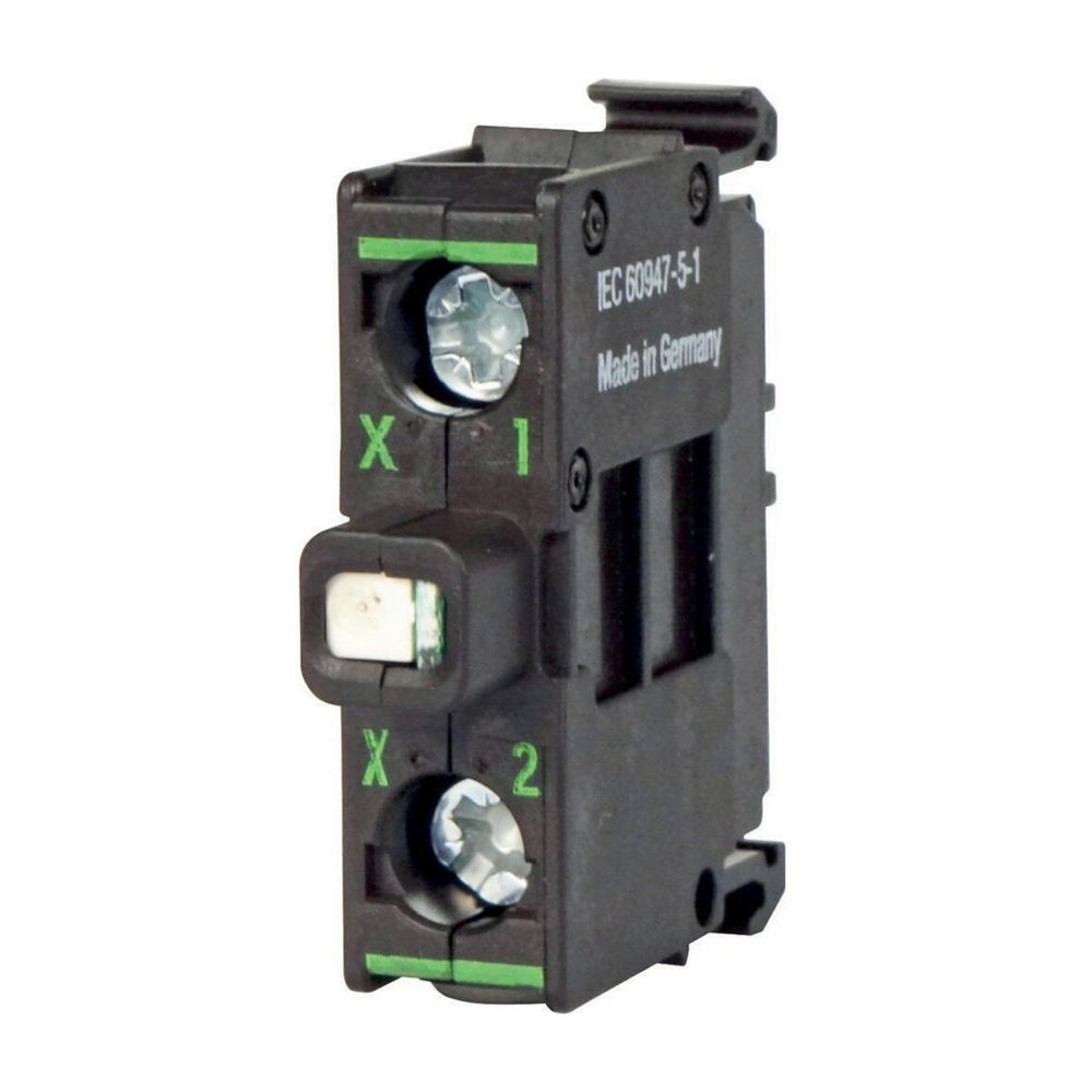 Elément LED, vert, fixation par l'arrière, 85-264VAC