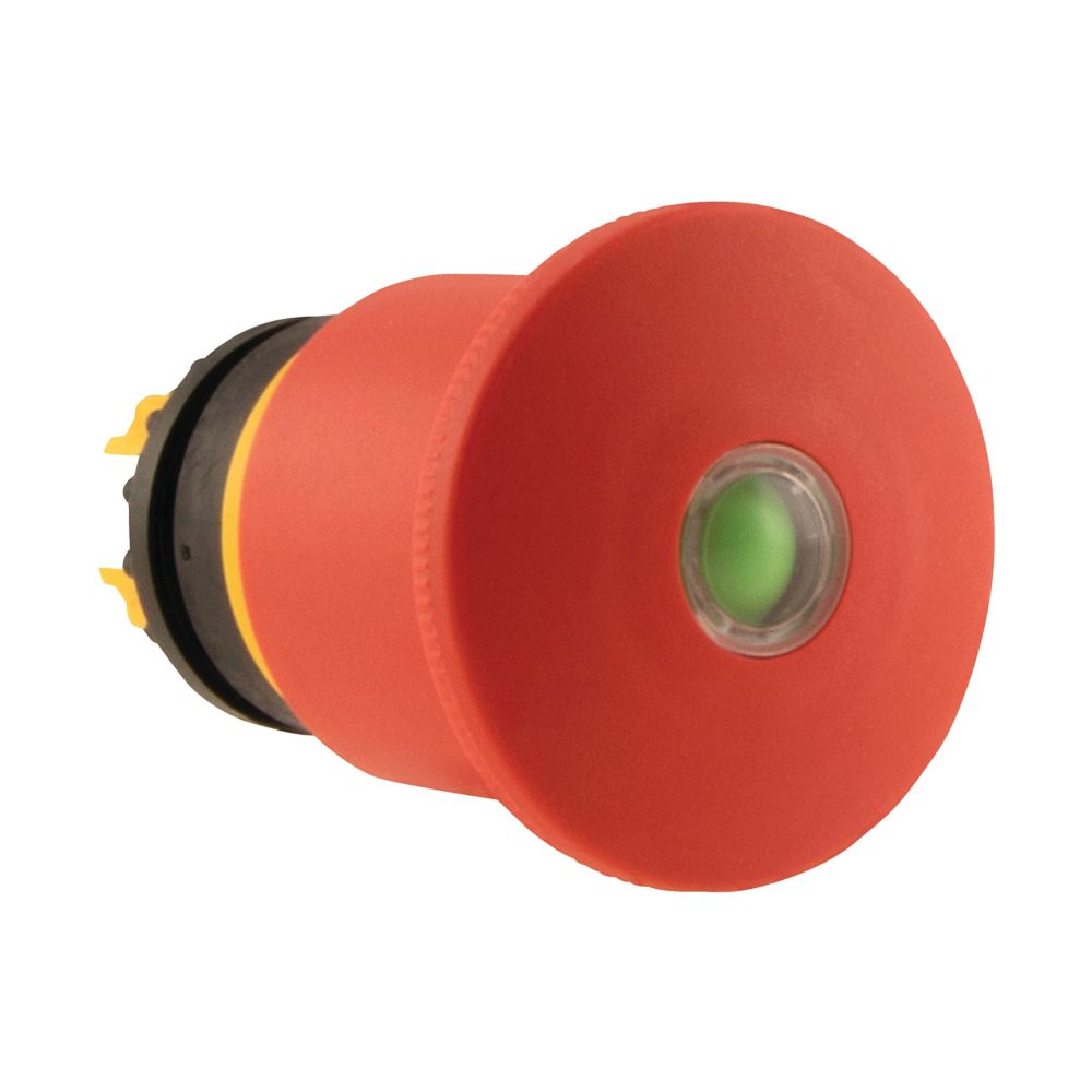 Bouton d'arrêt d'urgence, D=45mm, indicateur de position
