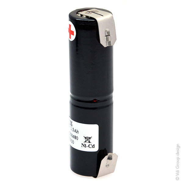 Pack(s) Batterie Nicd 2x SC NX 2S1P ST4 2.4V 1.6Ah Cosse