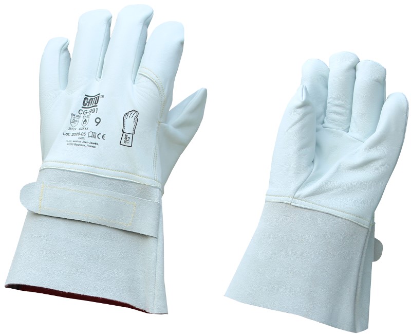 Surgants en cuir pour gants isolants, domaine HT taille 8