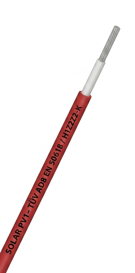 SOLAR H1Z2Z2-K AD8 TUV 1X4 ROUGE T500