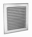 Grille de soufflage/reprise d'air extérieur, alu, 185 à 225 m3/h, D 200 x 200 mm