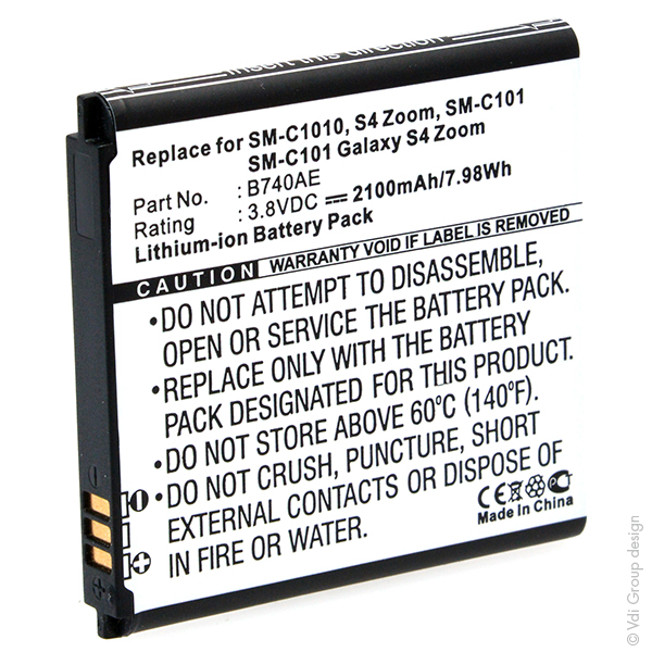 Blister(s) x 1 Batterie téléphone portable pour Samsung 3.8V 2100mAh