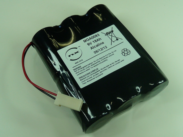 Batterie(s) Batterie alcaline 6x D LR20 6S1P ST5 9V 18.6Ah AMP