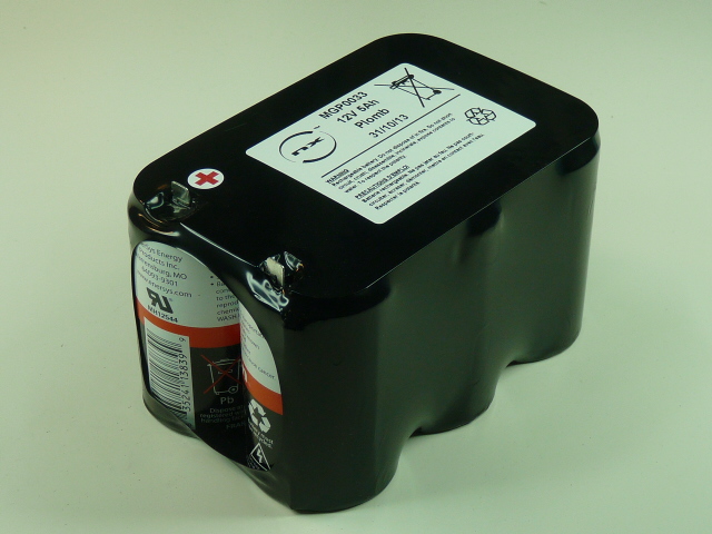 Pack(s) Batterie cyclon 0800-114 ST2/SG 12V 5Ah