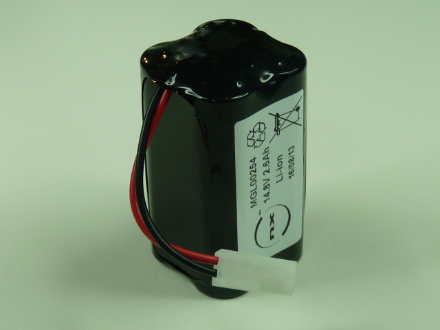 Pack(s) Batterie Li-Ion 4x 18650 4S1P ST2 14.4V 3.5Ah Molex