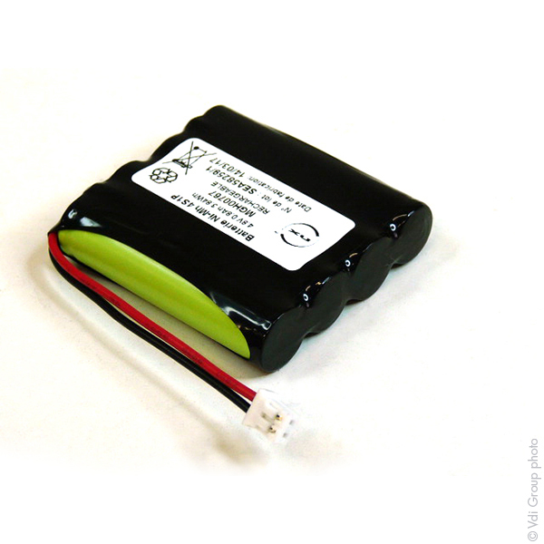 Pack(s) Batterie Nimh 4x AAA 4S1P ST1 4.8V 0.8Ah JST