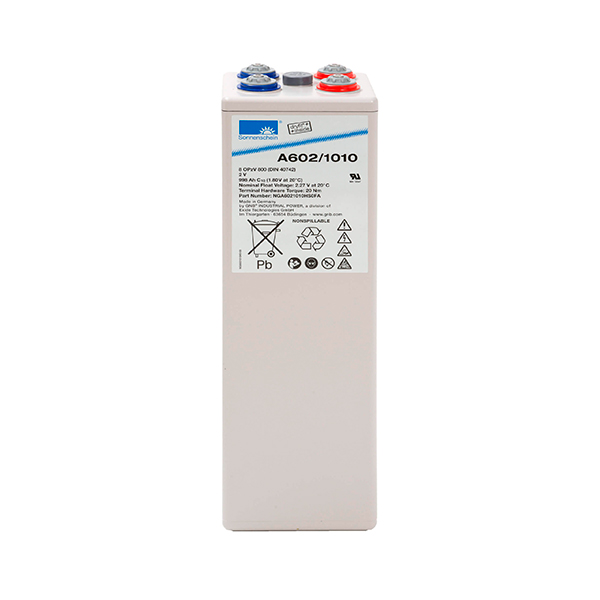Batterie(s) Batterie plomb etanche gel A602/1010 8 OPzV 800 2V 998Ah M8-F