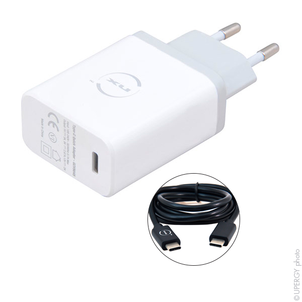 Unité(s) Chargeur secteur EU 24W type C + câble de synchronisation et de charge