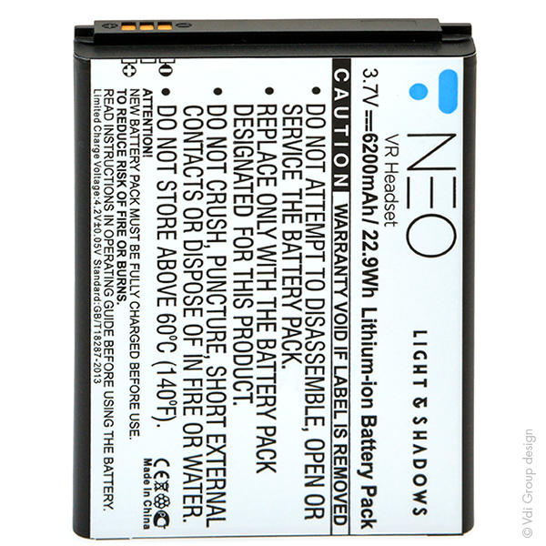 Blister(s) x 1 Batterie téléphone portable pour Samsung 3.7V 6200mAh