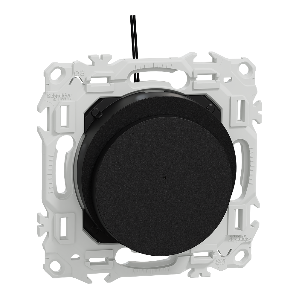 Odace - interrupteur à carte - LED localisation incluse - 10AX - noir onyx