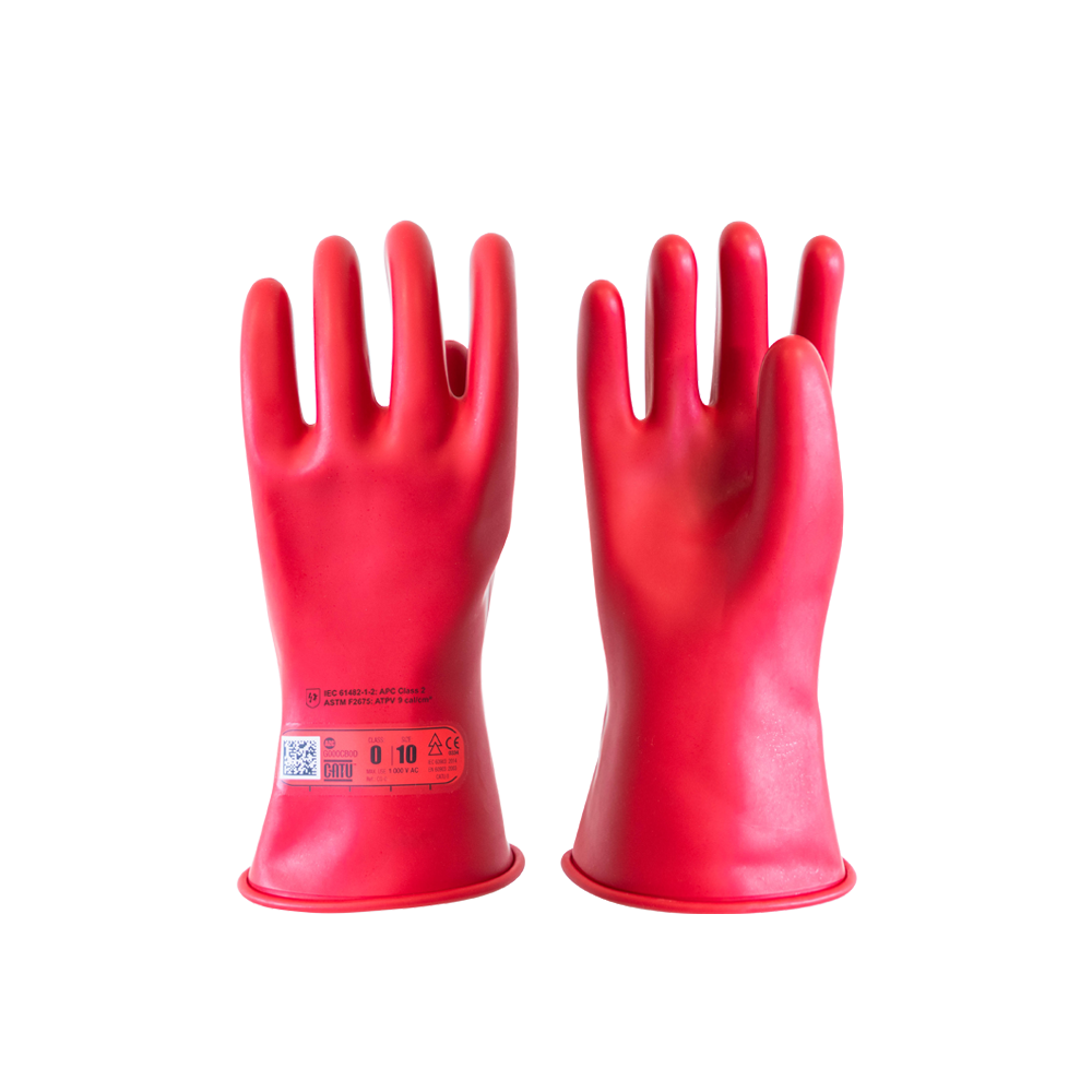 gants isolants iec classe 0 t07 rouge 28 cm
