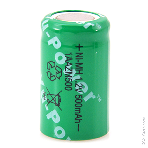 Accumulateur(s) Accus Nimh industriels 1/2AA 1AAZM500 1.2V 500mAh FT