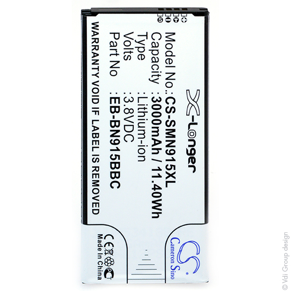 Blister(s) x 1 Batterie téléphone portable pour Samsung 3.8V 3000mAh