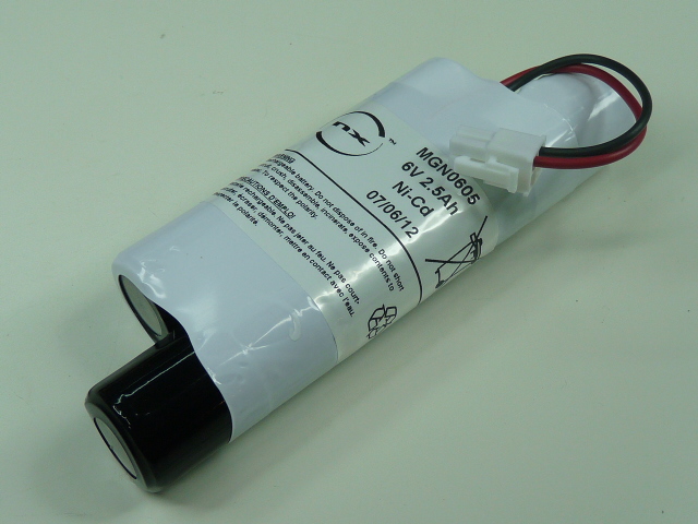 Pack(s) Batterie Nicd 5x C 5S1P ST5 6V 2500mAh Molex