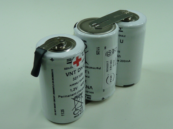 Pack(s) Batterie Nicd 3x D VNT 3S1P ST1 3.6V 4.2Ah HBL