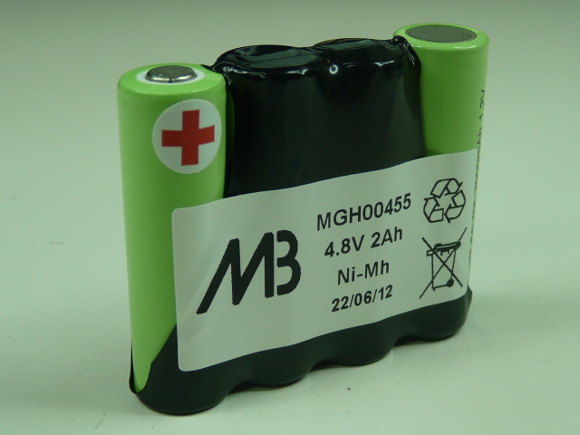 Pack(s) Batterie Nimh 4x AA NX 4S1P ST1 4.8V 2000mAh S