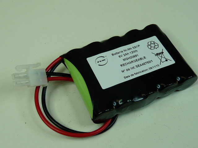 Pack(s) Batterie Nimh 5xAA 5S1P ST1 F150 6V 2Ah 5557
