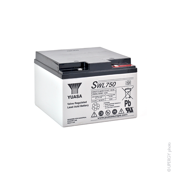 Unité(s) Batterie onduleur (UPS) YUASA SWL750 12V 25Ah M5-F