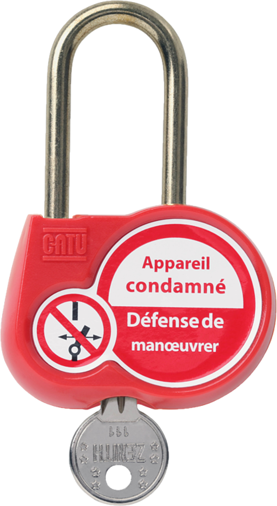 cadenas de condamnation 50mm clé identique 555
