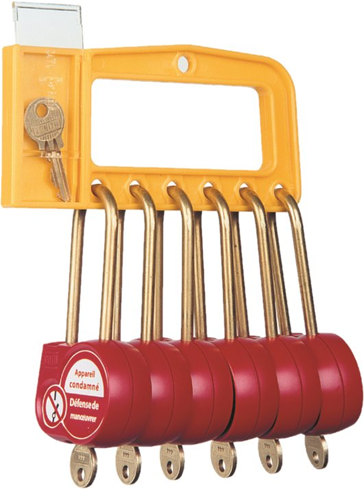 poignee 6 cadenas 70mm clé identique 9999