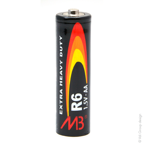 Blister(s) x 10 Pile saline blister x10 MB R6 - AA 1.5V 800mAh