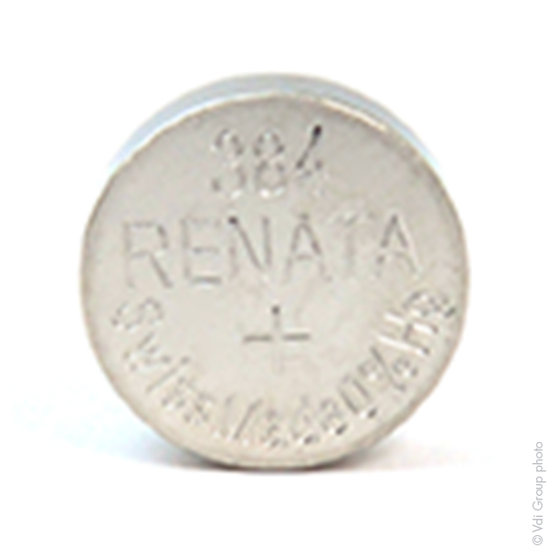 Blister(s) x 1 Pile bouton oxyde argent 384 RENATA 1.55V 45mAh