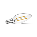LED FIL COB FLAMME E14 4W 4000K CLR