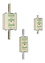 Fusible NH000 aM 690VAC 50A pattes non isolées Double indicateur