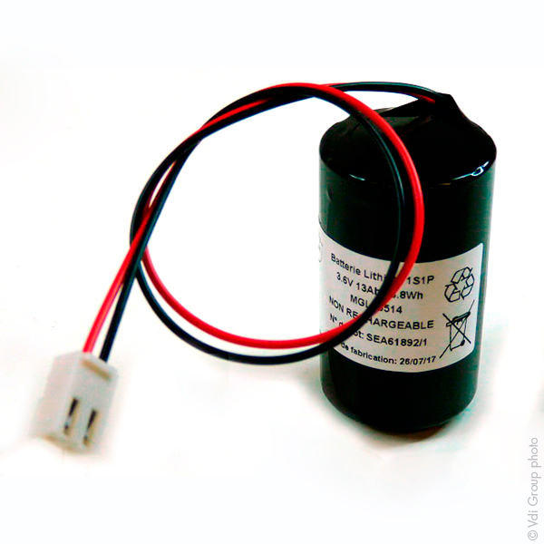 Pack(s) Batterie lithium 1x LSH20 D 1S1P 3.6V 13Ah JST