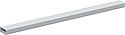Conduit rectangulaire PVC rigide 55 x 220 mm, longueur 3 m, gamme TUBPLA