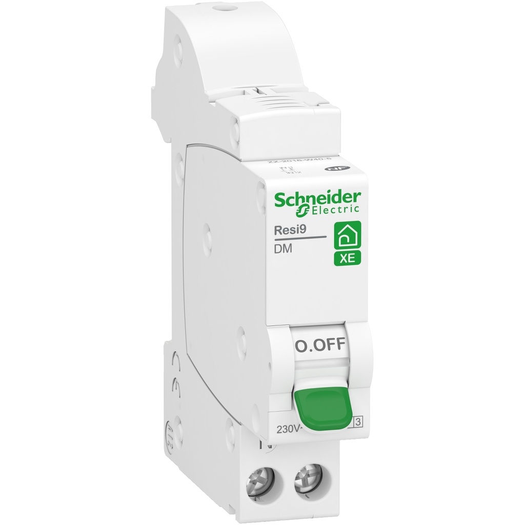 Resi9 XE - disjoncteur modulaire - 1P+N - 16A - courbe D - embrochable