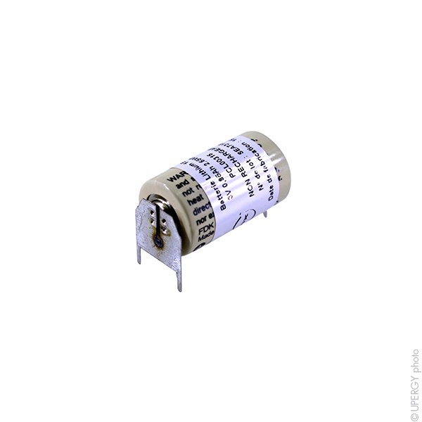 Pile(s) Pile lithium CR14250 1/2AA 3V 950mAh 3PF