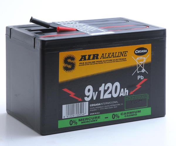Pile(s) Pile depolarisation air alcaline eZ8 9/130 9V 120Ah