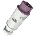Fiche 16A 2P 25V IP44