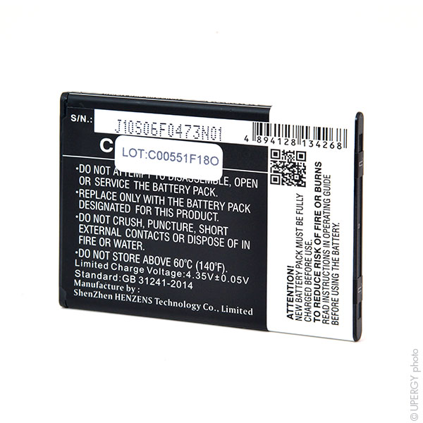 Blister(s) x 1 Batterie téléphone portable pour Samsung 3.8V 1800mAh