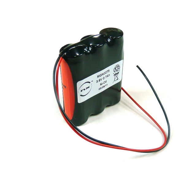 Pack(s) Batterie Nicd 3x AA VRE 3S1P ST1 3.6V 0.7Ah Fil