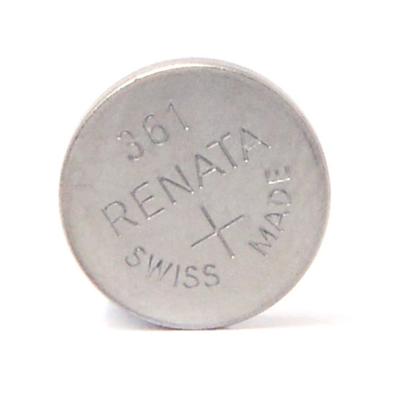 Blister(s) x 1 Pile bouton oxyde argent 361 RENATA 1.55V 24mAh