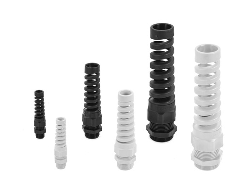 [CEM1500M32] Presse-étoupe spiralé en polyamide IP68 ISO 32 gris (RAL 7035)