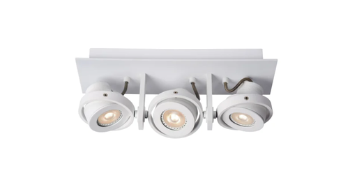 [LUC17906/16/31] LANDA Spot plafond-Blanc-LED Dimm.-3xGU10-5W
