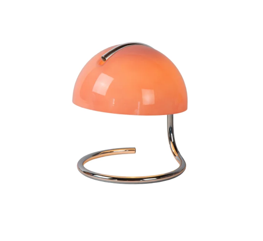 [LUC46516/01/66] CATO Lampe de tab.-Rose-Ø23,5-1xE27-40W-Verre