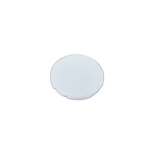 [EAT216422] Étiquette, plate blanche, sans inscription