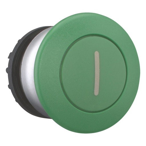 [EAT216722] Bouton-poussoir coup de poing, vert I, à rappel