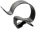 [FIXA200250] CLIP BORD DE TOLE  Ép. 7 à 12mm pour Ø15 -21mm  Bte de 100