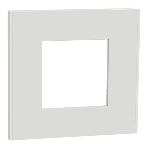 [SCHNU600218] Unica Déco Essentielle - Plaque de finition - Blanc  - 1 poste