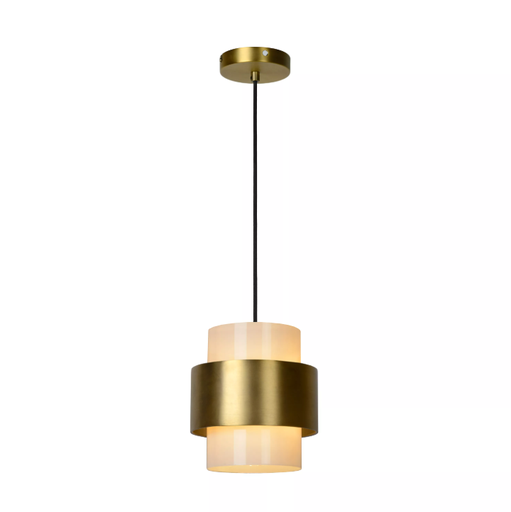 [LUC45497/20/02] FIRMIN Suspension-Or Mat.-Ø20-1xE27-40W-Verre