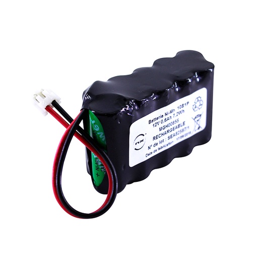 [ENIMGH00855] Pack(s) Batterie Nimh 10x 2/3AAA  10S1P ST6 12V 300mAh JST