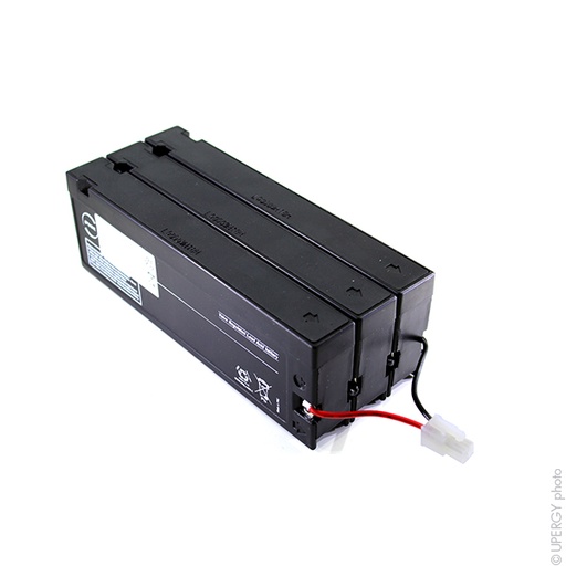 [ENIMXP0025] Pack(s) Batterie plomb 3x AGM 12V  3S1P ST1 36V 2.3Ah CON